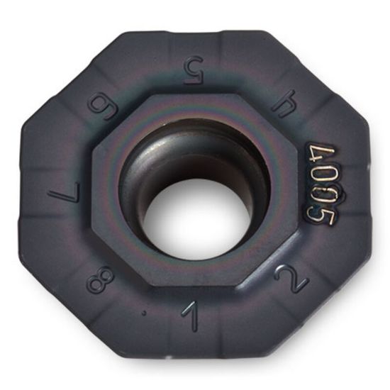 Picture of INGERSOLL OFMT0705AFTN IN4005 Milling Insert Octagonal 0.031 TiAIN + AlCrO Chase Octo