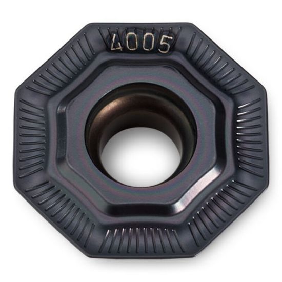 Picture of INGERSOLL OFCT0705AFTN-HR IN4005 Milling Insert Octagonal 0.024 TiAIN + AlCrO Chase Octo