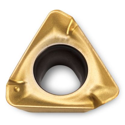 Picture of INGERSOLL THLS060416R IN2504 Milling Insert Triangle 0.062 TiAIN + TiN HiPosTrio Insert