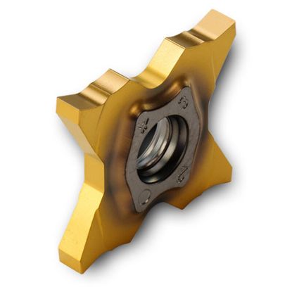 Picture of INGERSOLL TQS27-3.00-0.20 TT9080 Cut Off,Grooving Insert 0.118 Wide 0.008 Corner Radius TiAIN + TiN