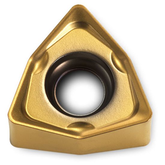 Picture of INGERSOLL WNMU060604N IN2505 Milling Insert Trigon 0.015 TiAIN + TiN DiPosHexa