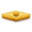 Picture of INGERSOLL VBMT332FG TT8080 Turning Insert 35.0° TiAIN + TiN 0.031 Corner Radius