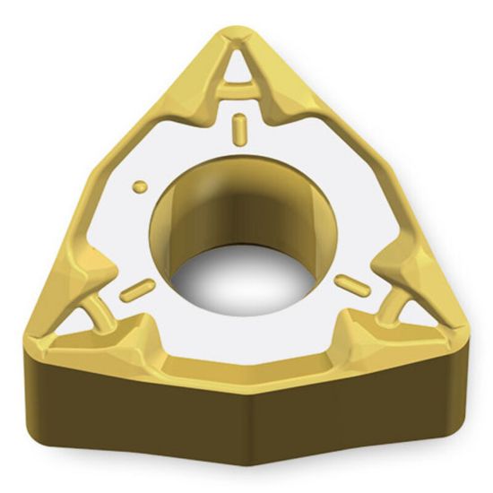 Picture of INGERSOLL WNMX332FS TT8125 Turning Insert Trigon TiCN + Al2O3 + TiN 0.031 Corner Radius
