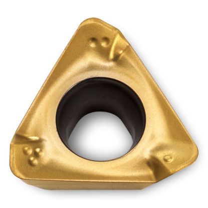 Picture of INGERSOLL THES060404R IN2505 Milling Insert Triangle 0.015 TiAIN + TiN HiPosTrio Insert