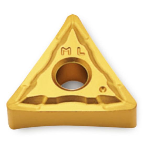 Picture of INGERSOLL TNMG431ML C 3 Turning Insert Triangle TiN + TiCN + TiC + Al2O3 + TiN 0.016 Corner Radius