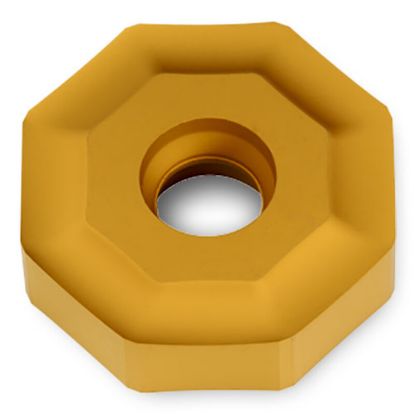 Picture of INGERSOLL ONCU0906ANFN-WE IN2035 Milling Insert Octagonal 0.030 TiAlN OctoPlus
