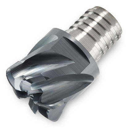 Picture of INGERSOLL 48A-1004TURA20 IN2006 DIA 1 SH T15 LOC 1.00End Mill,Replacable Head Carbide TiAlN Single End High Feed0.1450 3.68MM CHIPSURFER