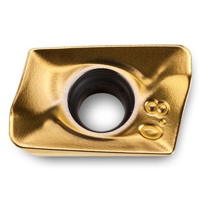 Picture of INGERSOLL BOMT09T308R IN2530 Milling Insert Paralelagram 0.031 TiAIN + TiN Hipos