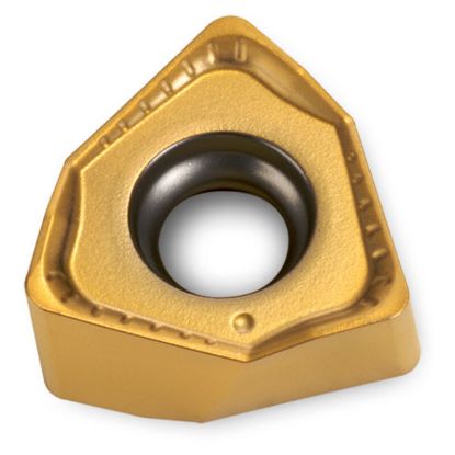 Picture of INGERSOLL WNGU090404R IN2540 Milling Insert Trigon 0.015 TiAIN + TiN DiPosHexa