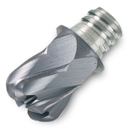 Picture of INGERSOLL 48U-5027T8RB03 IN2005 DIA 1/2 SH T08 LOC 0.50End Mill,Replacable Head Torus Standard Helix Carbide TiAlN Single End Torus0.0310 0.79MM CHIPSURFER