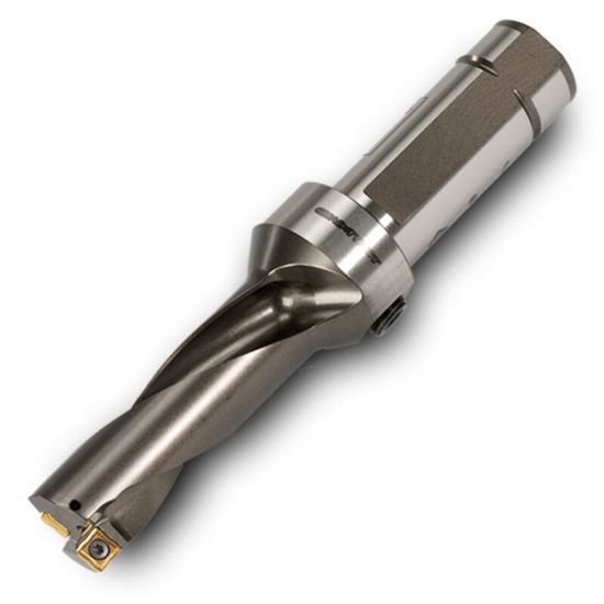 Picture of INGERSOLL QR0150060N5R01 0.591 (15.01 mm) Square Insert Indexable Drill s Inch|L:D Ratio - 4:1|For Lathe Use: Brass Coolant Fitting Should Be Ordered Separately|