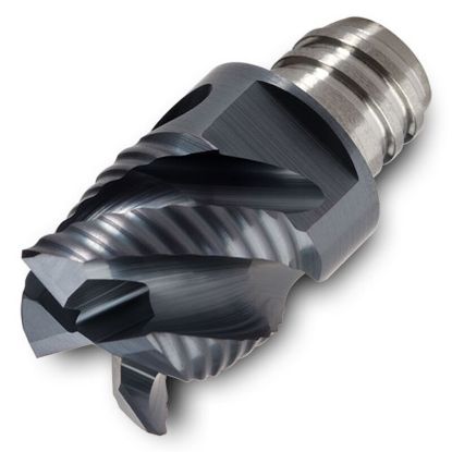Picture of INGERSOLL 48D-7562TSRN06 IN2005 DIA 3/4 SH T12 LOC 0.7500End Mill,Replacable Head Carbide TiAlN Single End Corner Radius 0.0630 1.60MM CHIPSURFER