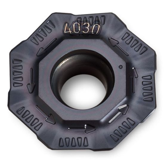 Picture of INGERSOLL OFMT0705AFR-HR IN2040 Milling Insert Octagonal 0.031 TiAlN Chase Octo