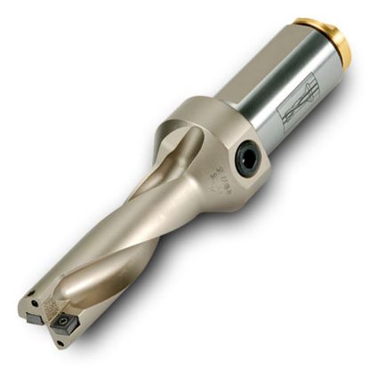 Picture of INGERSOLL Q0341102N6R02 1.343 (34.11 mm) Square Insert Indexable Drill s|L:D Ratio - 3:1|