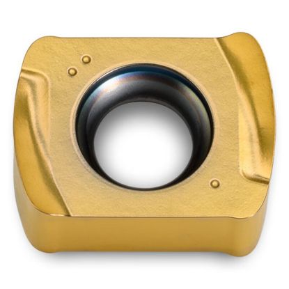Picture of INGERSOLL UNLU1105M0TR-ML IN2530 Milling Insert Tear Drop 0.120 TiAIN + TiN PowerFeed+ Insert
