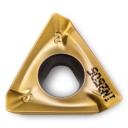 Picture of INGERSOLL THLS130608R IN2504 Milling Insert Triangle 0.031 TiAIN + TiN HiPosTrio Insert
