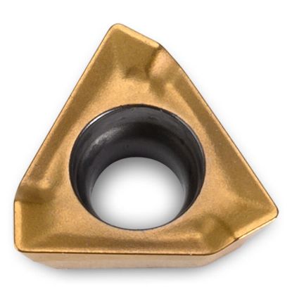 Picture of INGERSOLL THLS040204R-M IN2505 Milling Insert Triangle 0.015 TiAIN + TiN HiPosTrio Insert