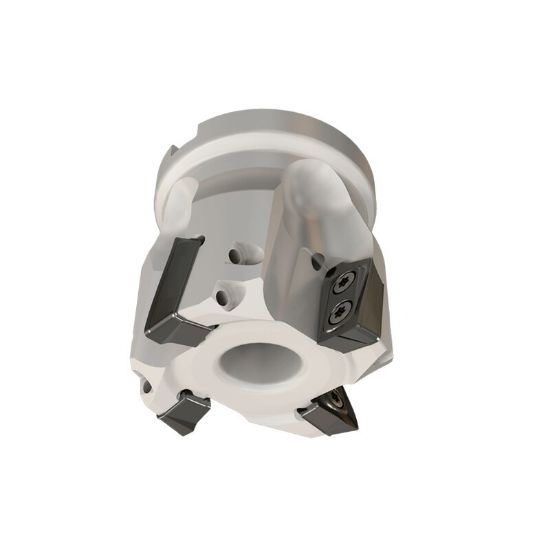 Picture of ISCAR HP F90AT D4.00-5-1.50-19 Milling Cutter 90.0° 4.000 Diameter Face Mill 1.500 2.000 OAL 5 Flute