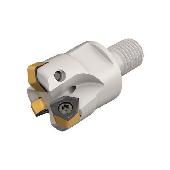 Picture of ISCAR FF EWX D35-4-M16-05 Milling Cutter 1.378 Diameter Screw On M16 2.362 OAL 4 Flute