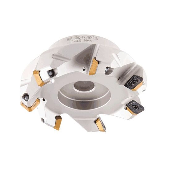 Picture of ISCAR HOF D3.00-06-1.00-R06 Milling Cutter 42.0° 3.000 Diameter Face Mill 1.000 1.770 OAL 6 Flute
