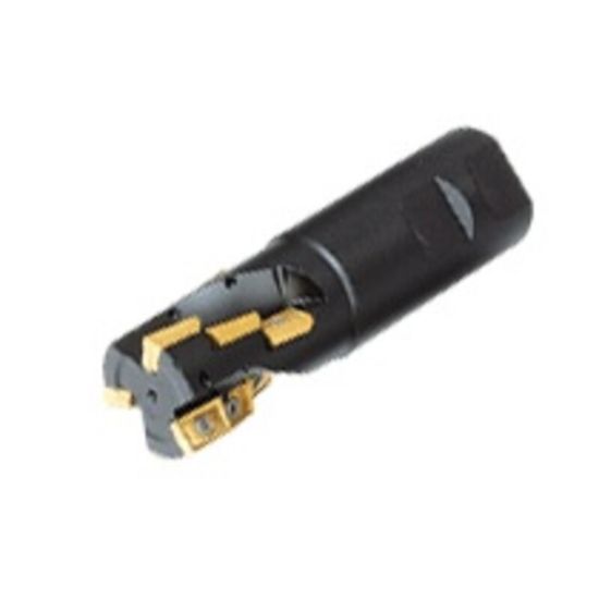 Picture of ISCAR 3M AXK D1.25-14-3-W125-13 Milling Cutter 90.0°, Corn Cob 1.250 Diameter Weldon 1.250 4.300 OAL 9 Flute