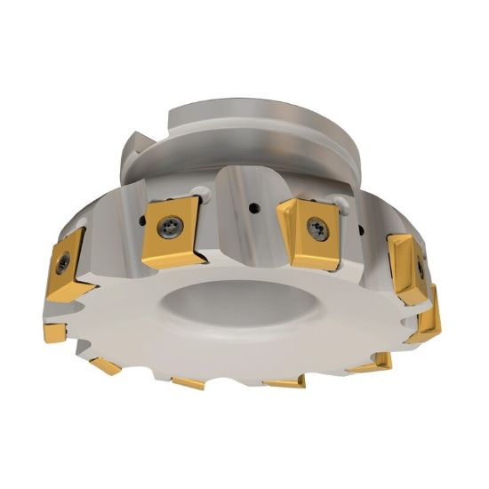 Picture of ISCAR T490 FLN D4.0-06-1.5-16* Milling Cutter 90.0° 4.000 Diameter Face Mill 1.500 2.000 OAL 6 Flute