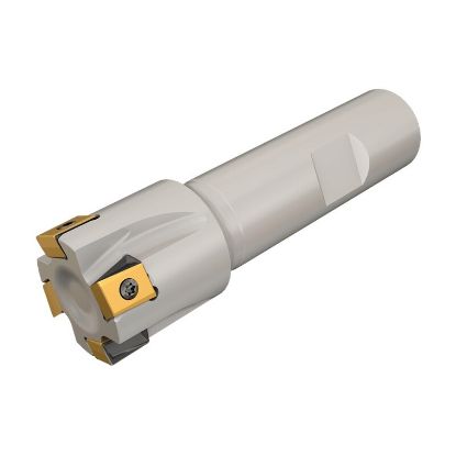 Picture of ISCAR T490 ELN D1.00-4-W.75-08 Milling Cutter 90.0° 1.000 Diameter Weldon 0.750 3.380 OAL 4 Flute