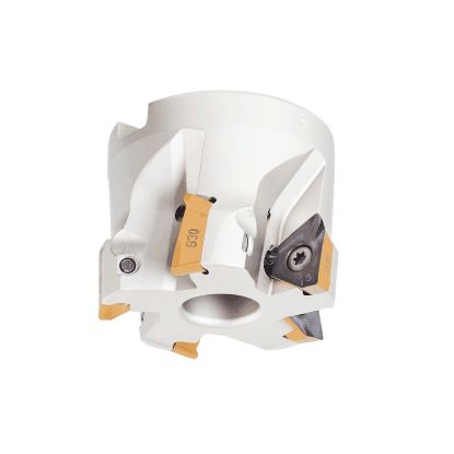 Picture of ISCAR HM390 FTD D4.00-8-1.50-19 Milling Cutter 90.0° 4.000 Diameter Face Mill 1.500 2.000 OAL 8 Flute