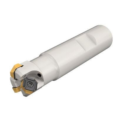 Picture of ISCAR IQ845 ESYD1.00-3W1.00-R05 Milling Cutter 50.0° 1.000 Diameter Weldon 1.000 3.500 OAL 3 Flute