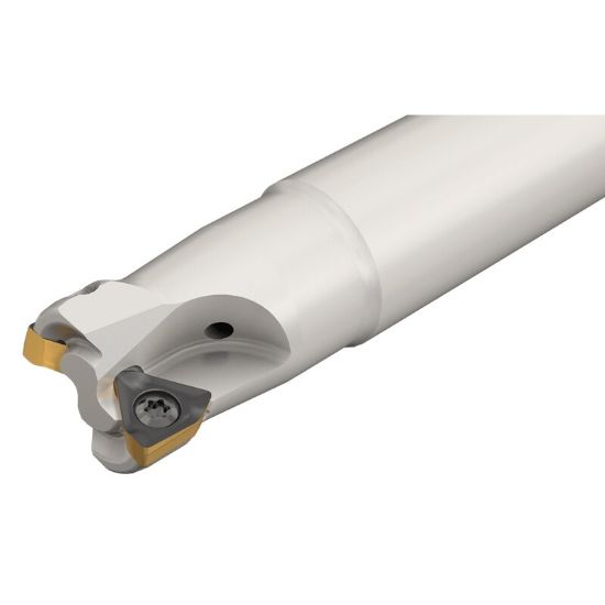 Picture of ISCAR HM390 ETC D0.75-3W0.75-07 Milling Cutter 90.0° 0.750 Diameter Weldon 0.750 3.500 OAL 3 Flute