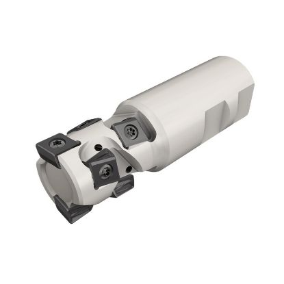 Picture of ISCAR T490LNKD1.25-13-2-W125-11 Milling Cutter 90.0°, Corn Cob 1.250 Diameter Weldon 1.250 4.000 OAL 8 Flute