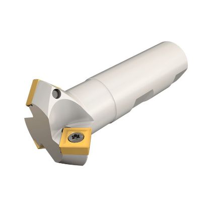 Picture of ISCAR E45 D.50-W.75 Milling Cutter 45.0° 0.500 Diameter Weldon 0.750 3.940 OAL 1 Flute