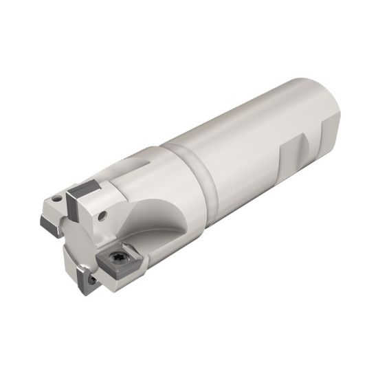 Picture of ISCAR E90SP D1.25-W1.00-10 Milling Cutter 90.0° 1.250 Diameter Weldon 1.000 3.750 OAL 3 Flute