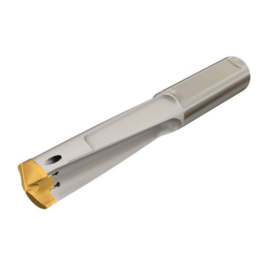 Picture of ISCAR DCM 0531-173-055B-3.5D 0.531" Indexable Head Drill s without a Flange and One Flat Shank, Drill ing Depth 3.5xD, Suitable for Chamfer ing Holders