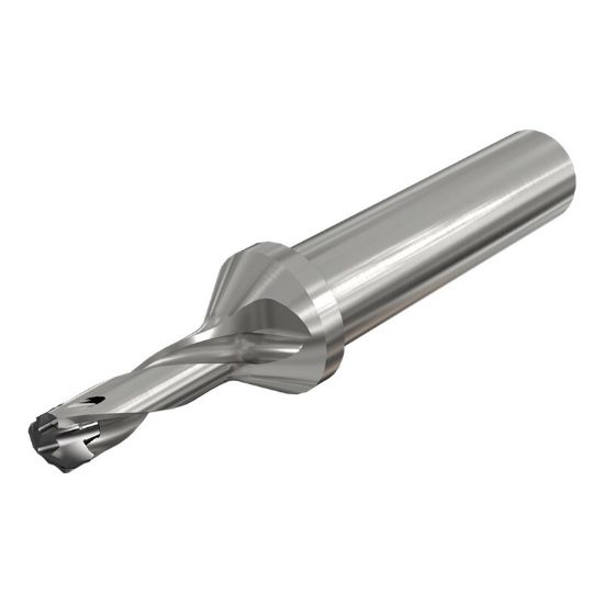 Picture of ISCAR DCN 1260-378-125R-3D 1.26" Indexable Head Drill s with Coolant Holes and a Cylindrical Shank, Drill ing Depth 3xD