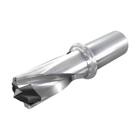 Picture of ISCAR DFN 1417-212-125A-1.5D-IQ 1.417" Indexable Head Drill s with Coolant Holes and One Flat Shank, Drill ing Depth 1.5xD