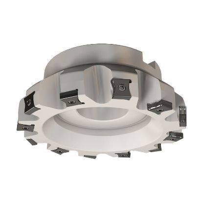 Picture of ISCAR F86LNX D4.0-10-1.50-R-N15 Milling Cutter 86.0° 4.000 Diameter Face Mill 1.500 2.000 OAL 10 Flute