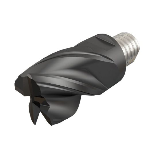 Picture of ISCAR MM EC125E1.5R04CF-4T21 IC908 DIA 1-1/4 SH 1.1810 LOC 1.50 OAL 3.0740Screw On Head Standard Flute Standard Helix Carbide TiAlN Single End 45.0° Chamfer 0.0400 1.02MM MULTI-MASTER