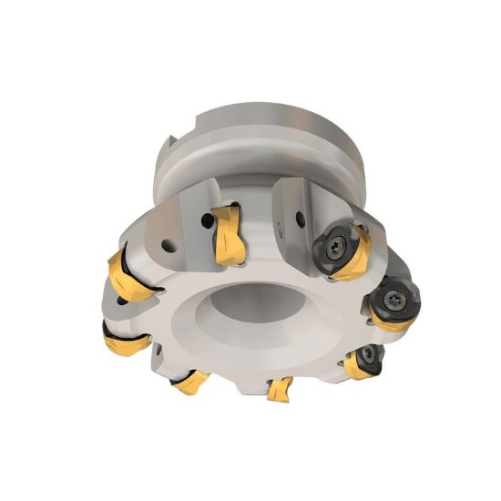 Picture of ISCAR H606 FR D2.50-07-1.00-12 Milling Cutter Button Cutter 2.500 Diameter Face Mill 1.000 2.000 OAL 7 Flute