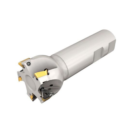 Picture of ISCAR HM390 ETP D1.25-4-C1.25-B Milling Cutter 90.0° 1.250 Diameter Round 1.250 7.870 OAL 4 Flute