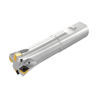 Picture of ISCAR FFQ4 D1.25-4-2.5-W1.00-09 Milling Cutter 1.250 Diameter Weldon 1.000 4.800 OAL 4 Flute