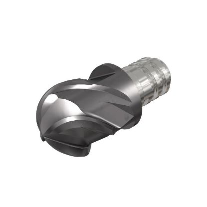 Picture of ISCAR MM EBC.500B37-4T08CF IC903 DIA 1/2 SH T08 LOC 0.3700 OAL 0.9630End Mill,Copy Mill,Replacable Head Standard Flute High Helix Carbide TiAlN Single End Ball Nose MULTI-MASTER