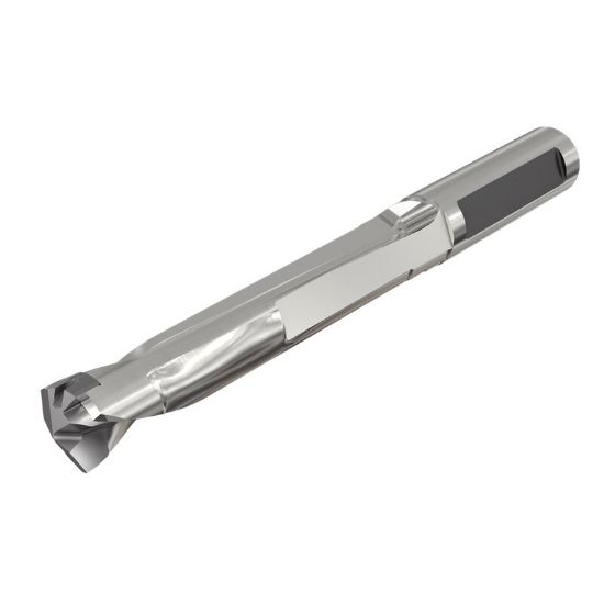 Picture of ISCAR DCNS 0984-492-098B-5D 0.984" Indexable Head Drill s without a Flange and One Flat Shank, Drill ing Depth 5xD, Suitable for Chamfer ing Holders
