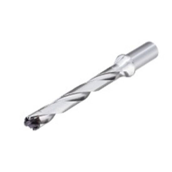 Picture of ISCAR DCN 1260-1008-125R-8D 1.26" Indexable Head Drill s with Coolant Holes and a Cylindrical Shank, Drill ing Depth 8xD