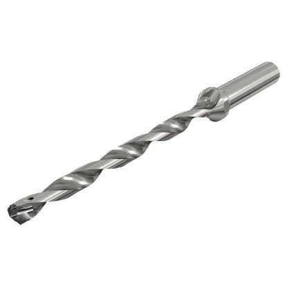 Picture of ISCAR DCN 1220-1464-125R-12D 1.22" Indexable Head Drill s with Coolant Holes and a Cylindrical Shank, Drill ing Depth 12xD