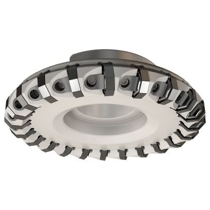 Picture of ISCAR F45WG D5.0-18-1.5-FX-R08 Milling Cutter 44.3° 5.000 Diameter R8 R8 2.000 OAL 18 Flute