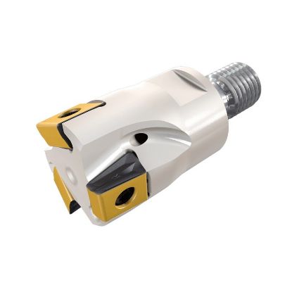 Picture of ISCAR T490 ELN D1.00-4-M12 Milling Cutter 90.0° 1.000 Diameter Screw On M12 1.970 OAL 4 Flute