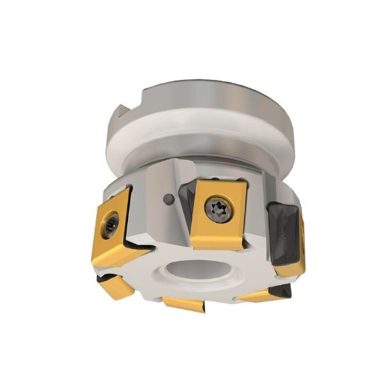 Picture of ISCAR T490 FLN D2.50-6-1.0-R-13 Milling Cutter 90.0° 2.500 Diameter Face Mill 1.000 1.750 OAL 6 Flute