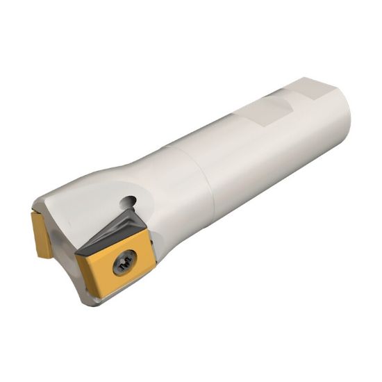 Picture of ISCAR T490 ELN D1.50-3-W1.00-16 Milling Cutter 90.0° 1.500 Diameter Weldon 1.000 4.000 OAL 3 Flute