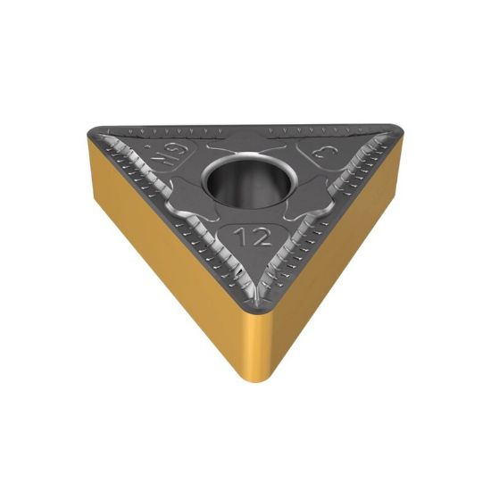 Picture of ISCAR TNMG543 GN IC830 Turning Insert Triangle Carbide AlTiN + TiN 0.047 Corner Radius